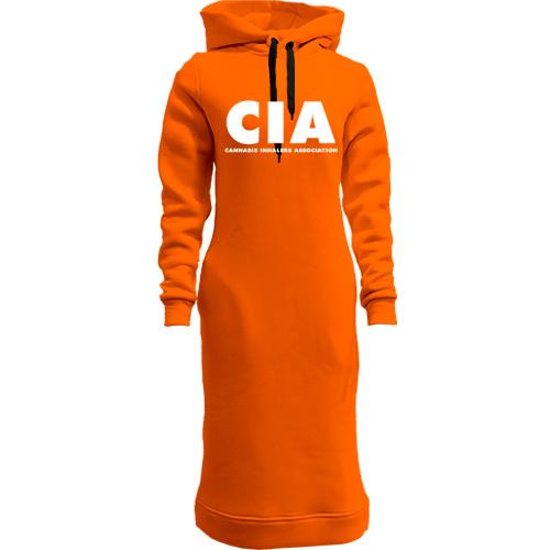 Женская толстовка-платье  CIA
