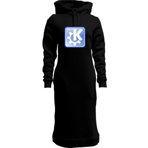 Женская толстовка-платье KDE Be free..