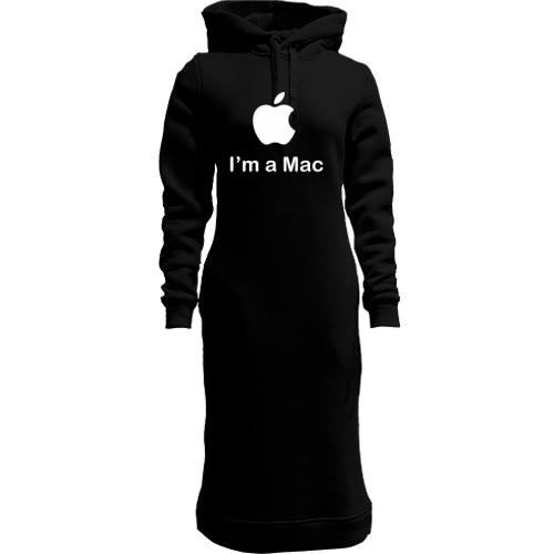 Женская толстовка-платье I'm a Mac