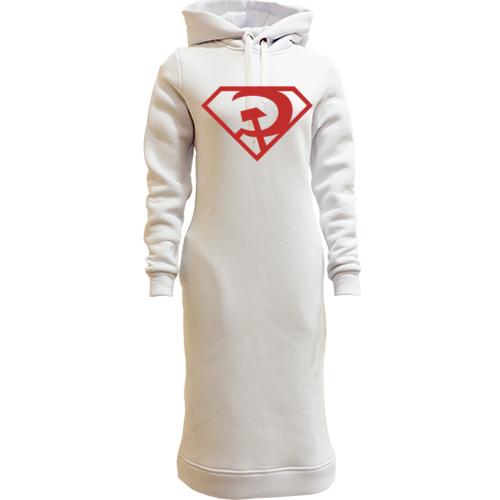 Жіноча толстовка-плаття Superman Red Son