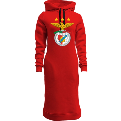 Женская толстовка-платье FC Benfica (Бенфика)