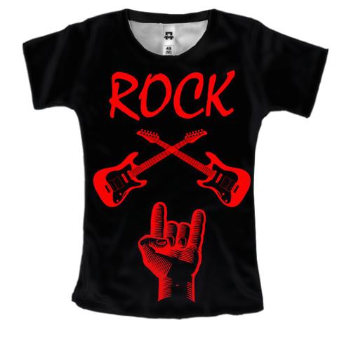 Жіноча 3D футболка Rock