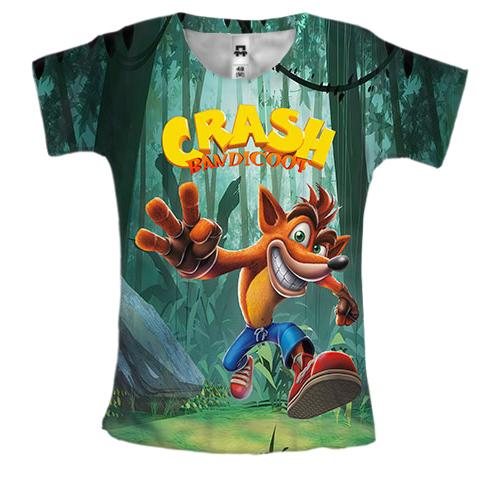 Жіноча 3D футболка Crash Bandicoot