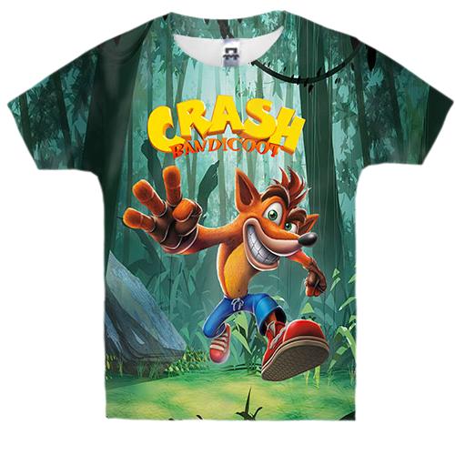 Дитяча 3D футболка Crash Bandicoot