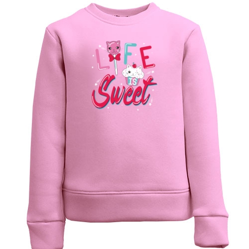 Дитячий світшот Life sweet