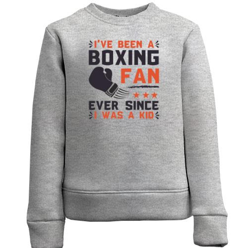 Детский свитшот Boxing fan