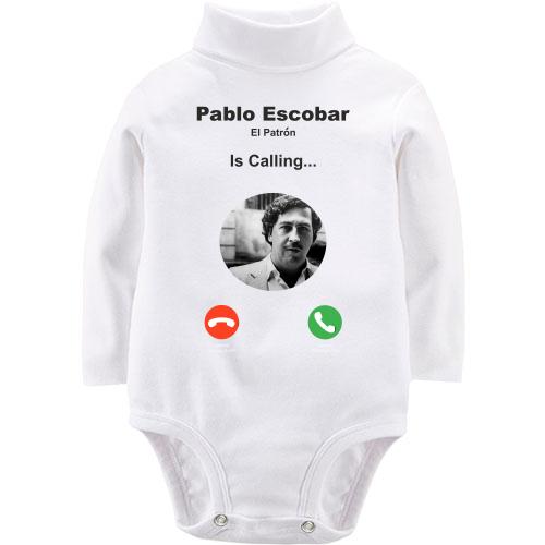 Детский боди LSL Pablo Escobar is calling