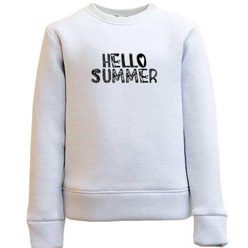Дитячий світшот HELLO SUMMER