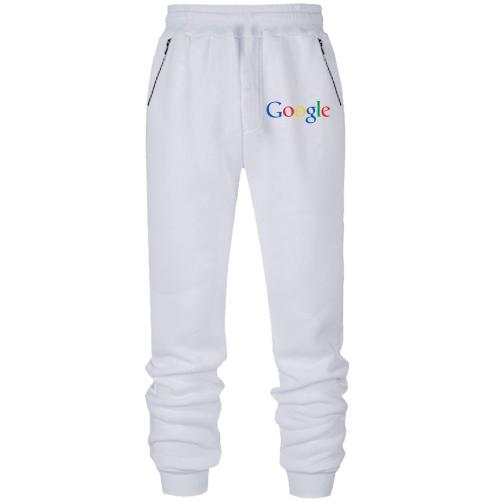 Штаны на флисе с логотипом Google