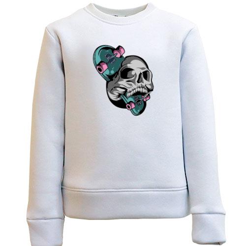 Детский свитшот Skull Skater