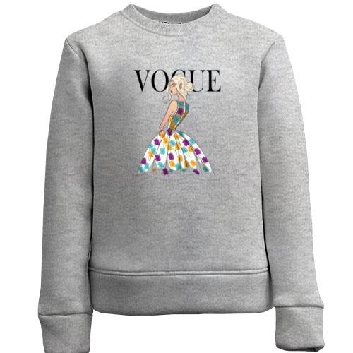 Детский свитшот VOGUE blonde girl