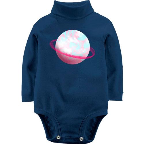 Дитячий боді LSL Pink planet