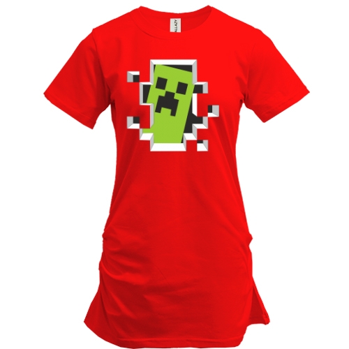 Подовжена футболка Crash Minecraft