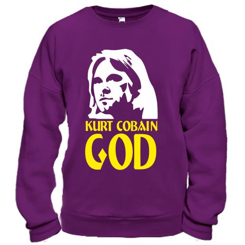 Світшот Kurt Cobain is god