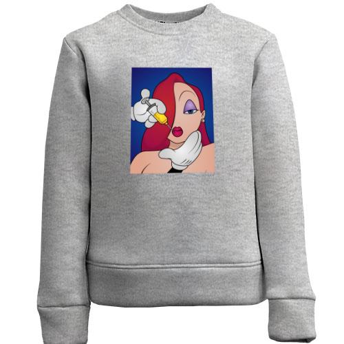 Детский свитшот Jessica Rabbit 18+