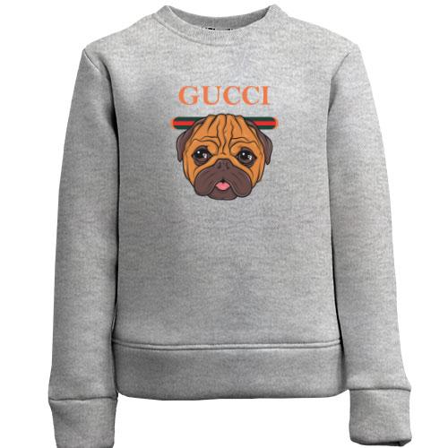 Детский свитшот Gucci dog