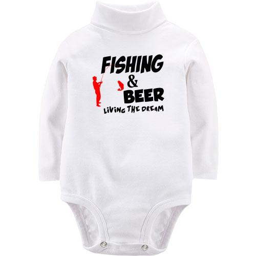 Детское боди LSL Fishing and beer