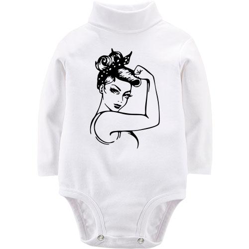 Детское боди LSL Pop art Power girl
