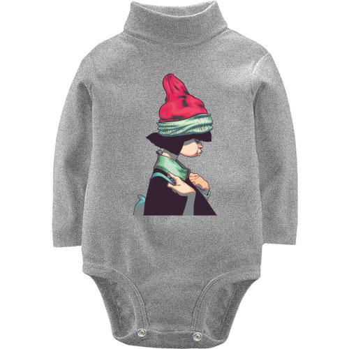 Дитяче боді LSL girl in a red hat