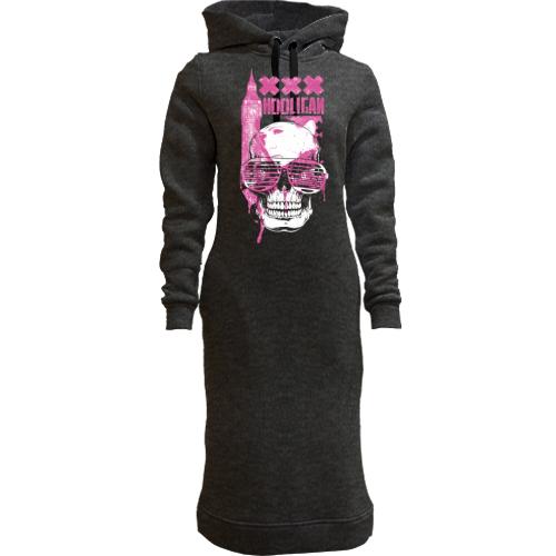 Жіночі толстовки-плаття hooligan skull