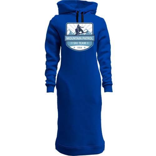 Жіночі толстовки-плаття mountain patrol ski team
