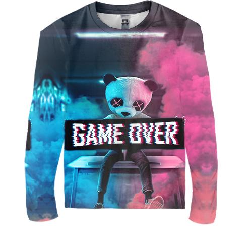 Детский 3D лонгслив Game over Panda