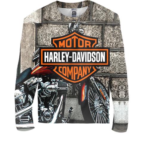 Детский 3D лонгслив Harley-Davidson