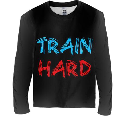 Дитячий 3D лонгслів TRAIN HARD