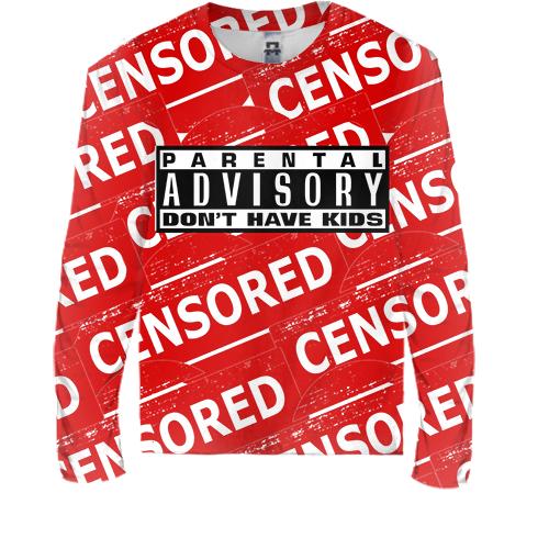 Детский 3D лонгслив Censored