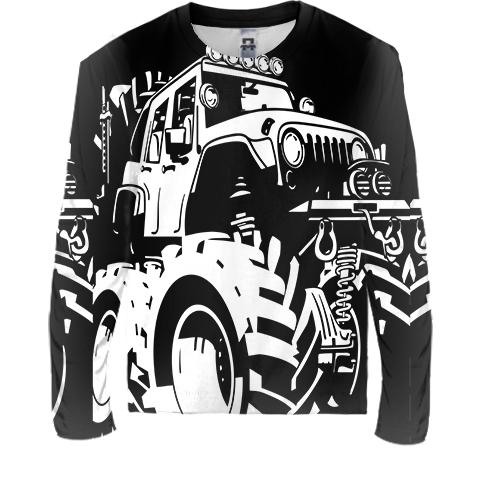 Дитячий 3D лонгслів Monster Truck
