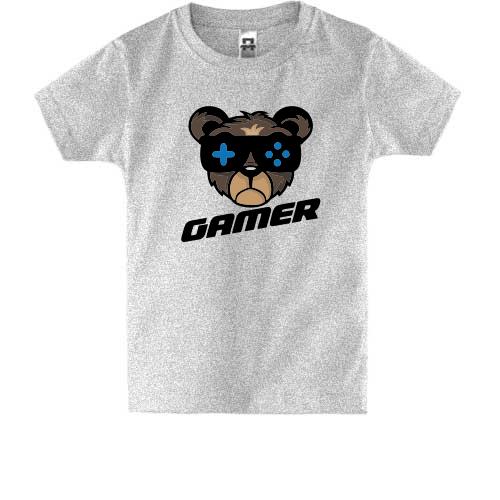 Дитяча футболка Bear gamer