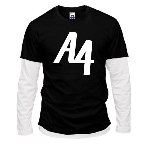 Комбинированный лонгслив А4 (2)