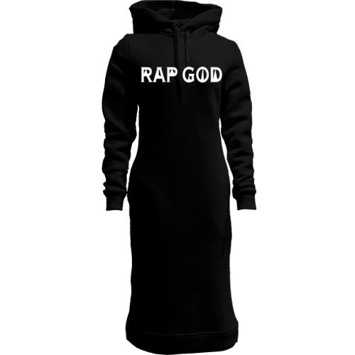 Женская толстовка-платье RAP GOD