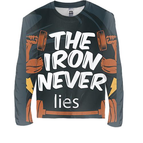 Дитячий 3D лонгслів The iron never lies