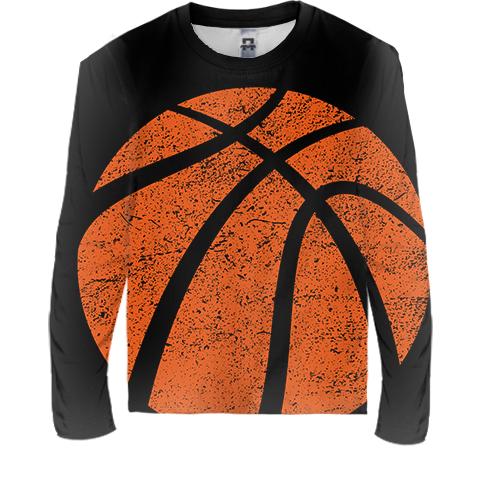 Дитячий 3D лонгслів Basketball ball