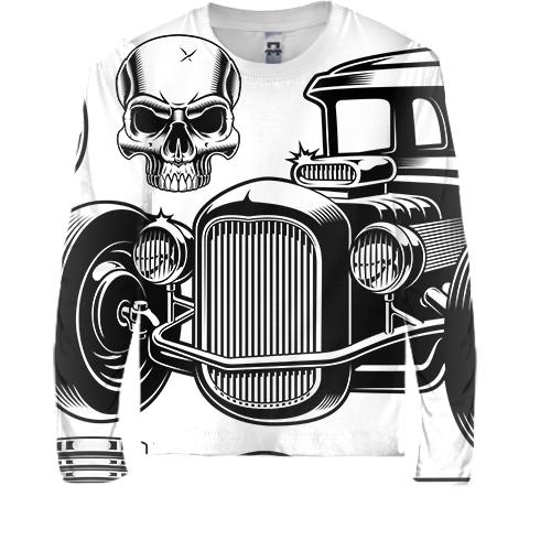 Дитячий 3D лонгслів Retro car