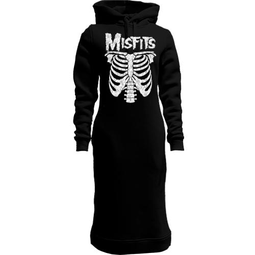 Жіночі толстовки-плаття скелет Misfits (2)