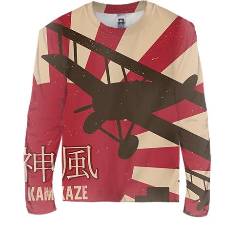 Детский 3D лонгслив Kamikaze aviator