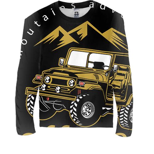 Детский 3D лонгслив offroad
