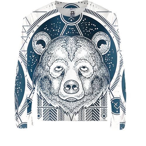 Детский 3D лонгслив Bear Head