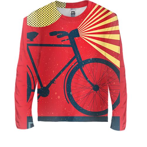 Дитячий 3D лонгслів Fun Bike