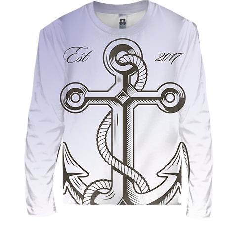 Детский 3D лонгслив Ship Anchor