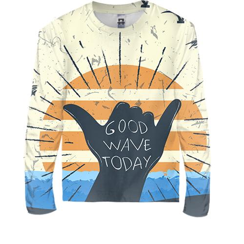 Детский 3D лонгслив Good Wave Today