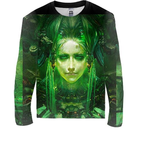 Дитячий 3D лонгслів Cyber Woman