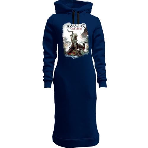 Женская толстовка-платье с Коннором Кенуэем (Assassins Creed 3)