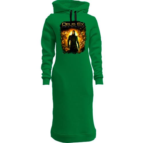 Жіночі толстовки-плаття з постером гри Deus Ex