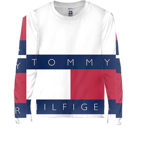 Дитячий 3D лонгслів Tommy Hilfiger