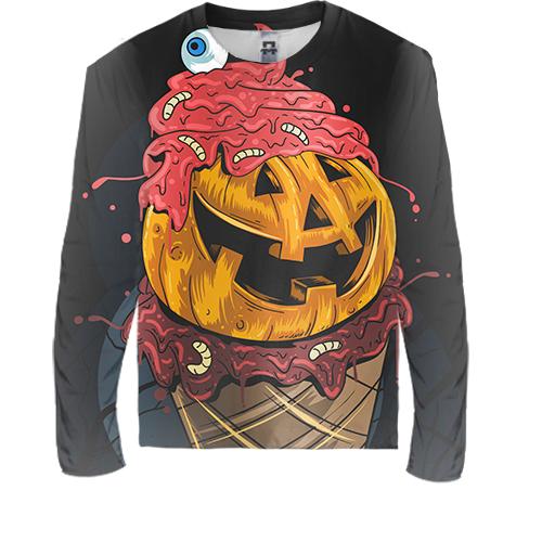 Дитячий 3D лонгслів Halloween ice cream