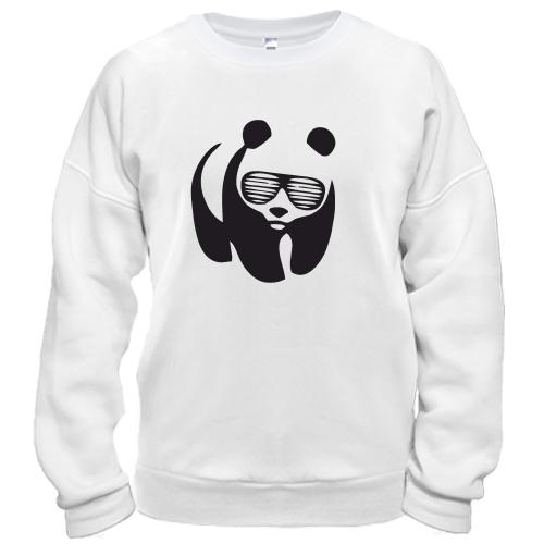 Свитшот Панда в очках жалюзи