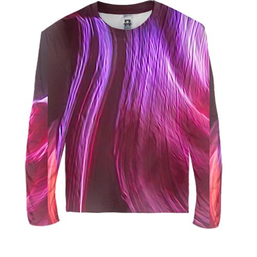 Дитячий 3D лонгслів Neon strands